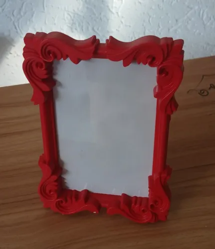 Porta-Retrato 10x15 Vermelho | Decorativo | Moldura Trabalhada