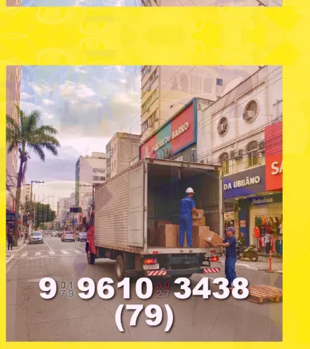 Frete para Centro)!!São Cristóvão!+Aracaju@e+com+carreto!