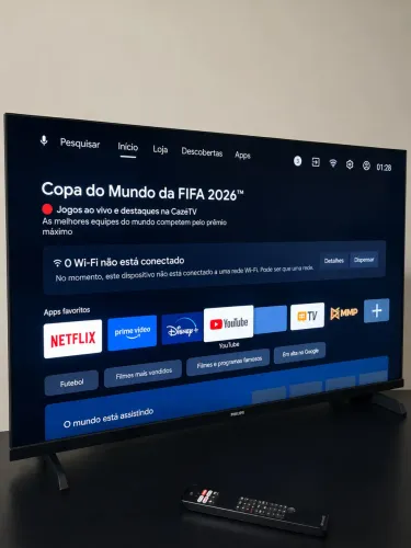 Smart TV 50 Polegadas 4K | Estado de nova | Televisão Android Completa