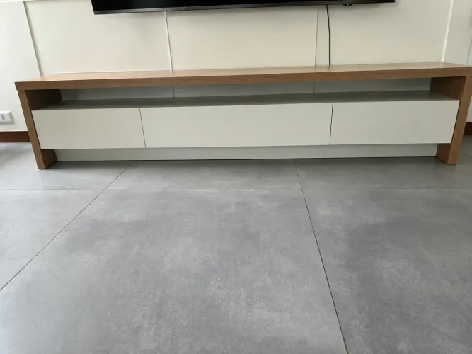 Rack De Tv Para Sala Moderno 3 Gavetas