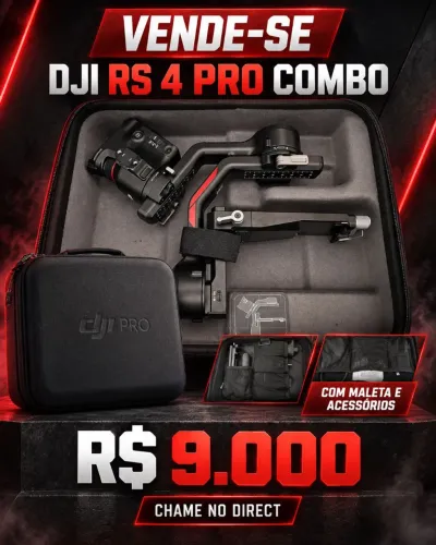 Estabilizador camera DJi RS4 pro