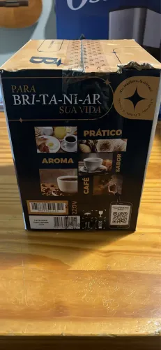 Cafeteira Duo Coffee 450w 220v 2 Bicos Preto Britânia