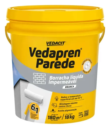 Manta Líquida Vedapren Parede Branco 18kg Vedacit