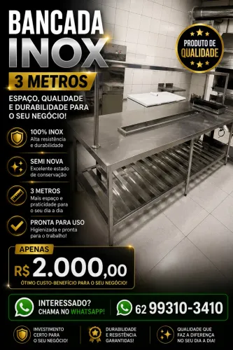 Bancada inox