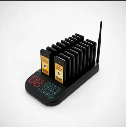 Pager Chamador Restaurante Wireless Fila Espera C/ 20 Pagers (somente retirada)