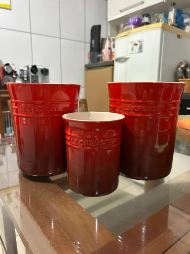 KIT 3 PORTA-UTENSÍLIOS LE CREUSET
