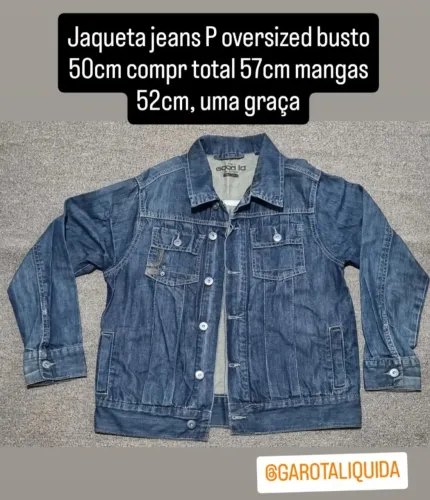 Jaqueta oversized P jeans
