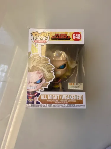 Funko Pop All Might (Weakened) #648 - Edição Rara