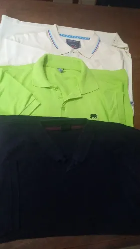 LOTE MALHAS MASCULINA P,/BRECHO 7 PEÇAS G/GG
