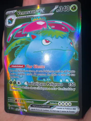 Carta Pokémon venusaurEX