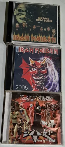 LOTE - 3 CDs IRON MAIDEN