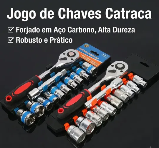 JOGO DE CHAVE CATRACA 12 PEÇAS 