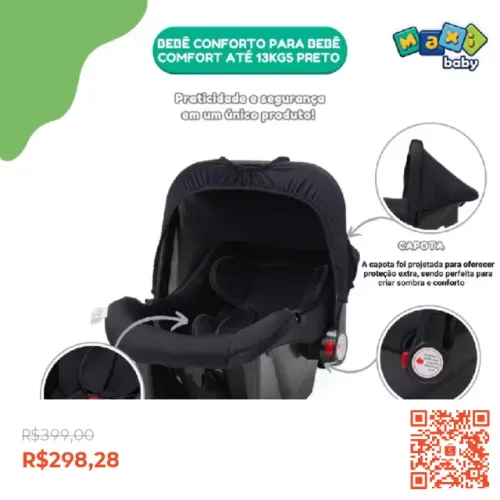 Bebê conforto (usada) em perfeito estado