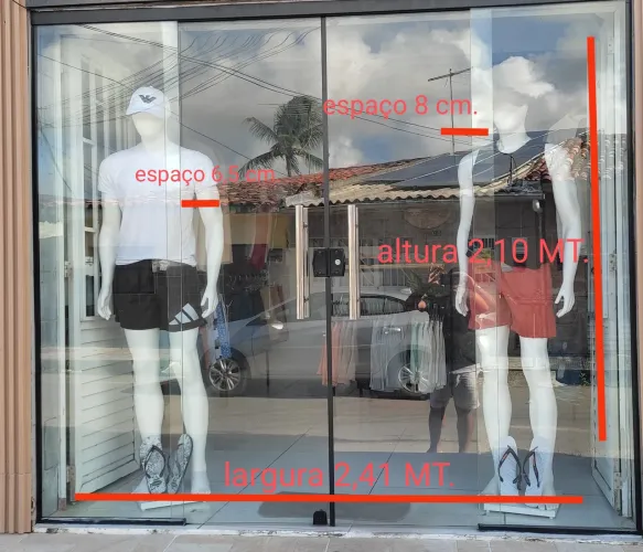 Vitrine para loja