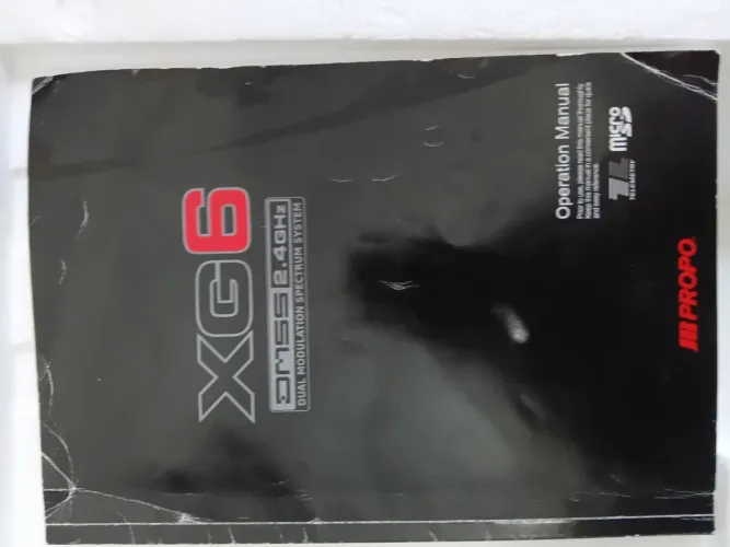Rádio JR XG 6 Dmss.