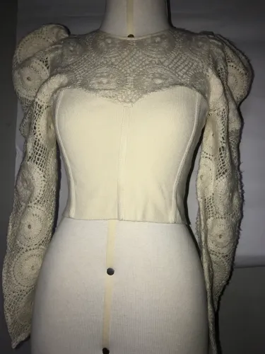 Blusa manga bufante