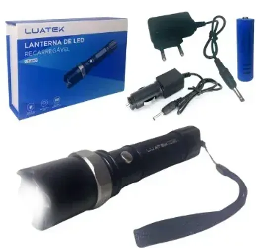 LANTERNA DE LED RECARREGAVEL LUATEK LT-447
