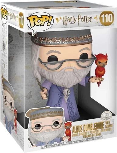 Pop Funko 110 Dumbledore & Fawkes 25cm Harry Potter