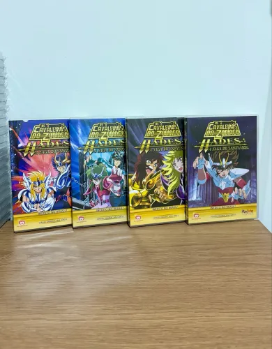 BOX OS CAVALEIROS DO ZODÍACOS HADES: A SAGA DO SANTUÁRIO