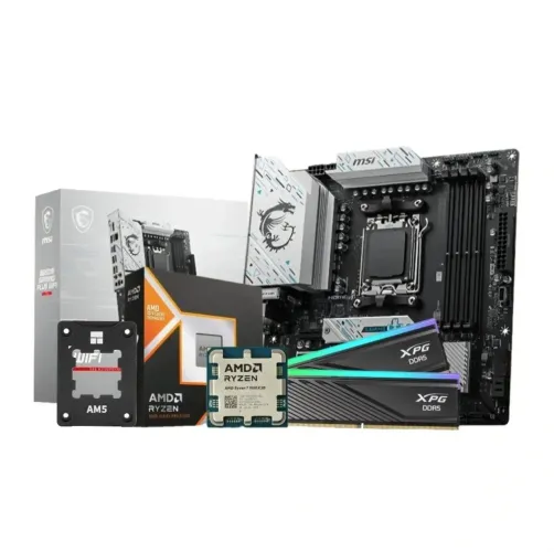 Ryzen 7 9800x3d + B650m + ram ddr5 32gb 6000mhz/ Troco parcelo entrego