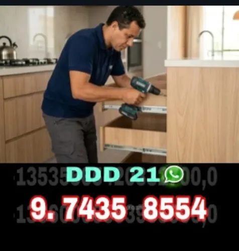 Montador de móveis especializado em guarda-roupas, armários, closet e cômodas