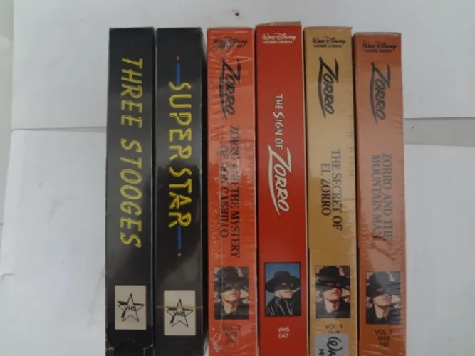 Fitas Vhs importadas originais