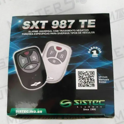 Alarme Sistec. Com (2)dois controles. Garantia. De (1) um ano. Novo. Instalado. 