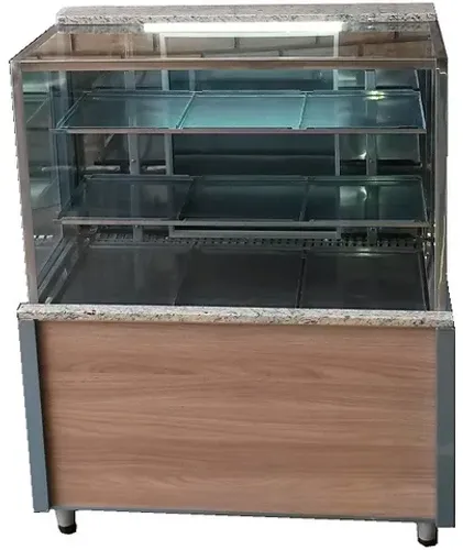 Expositor confeitaria Quente 1,0m BOX