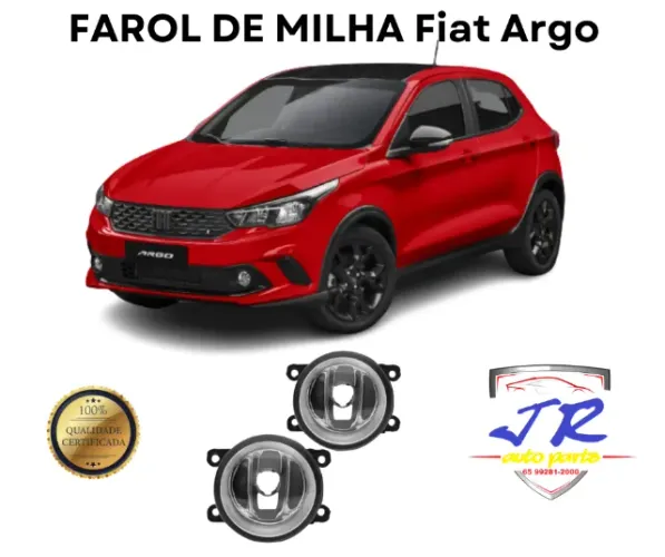 Par Farol De Milha Fiat Argo 2021