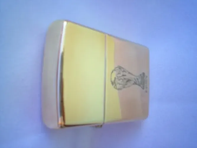 Zippo Dourado Raro Taça Julis Rimet copa opaa fluido colecionador aproveite otimo pa