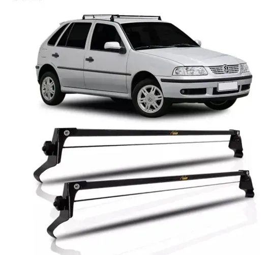 Rack Teto Volkswagen Gol G2 G3 G4 4 Portas - Preto Material Aço - VP 910