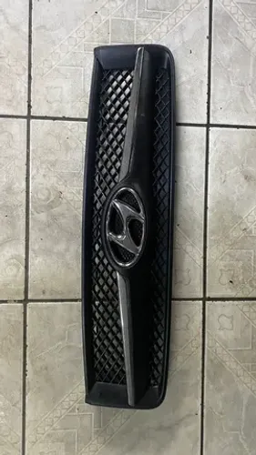 Grade Radiador Com Friso Cromado Hyundai Tucson 2005 2006 2007 2008 2009 2010 2011 2012