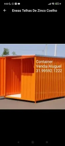 Container para depósito de obras modulares ou marítimos