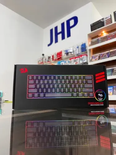 Teclado Mecânico Gamer Redragon Dragonborn 60% Chroma RGB Switch Marrom | Curitiba