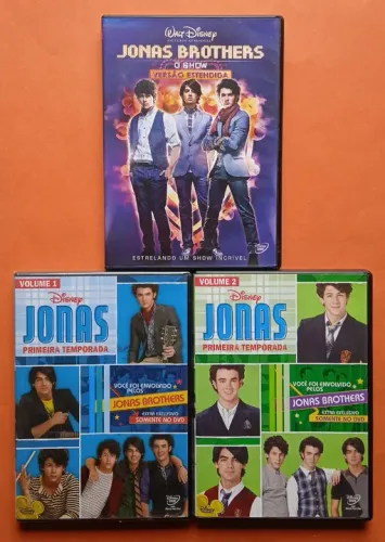 Dvd Jonas Brothers O Show + 1a. Temporada Vol. 1 e 2