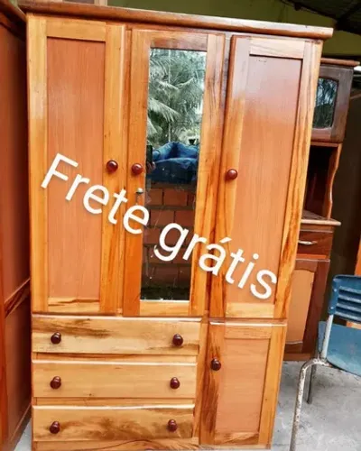 GUARDA ROUPA DE SOLTEIRO 3 PORTAS NOVO!