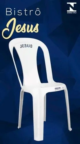 Cadeira Plástica Jesus 182Kg