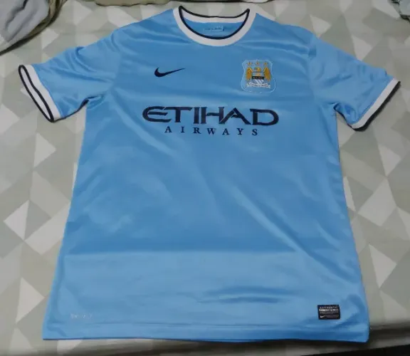Camisa Manchester City 13/14 Nike - Tamanho G