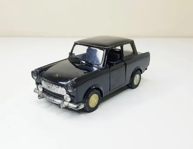 Miniatura Trabant Ddr 1989 Sunnyside 1/32 Preto