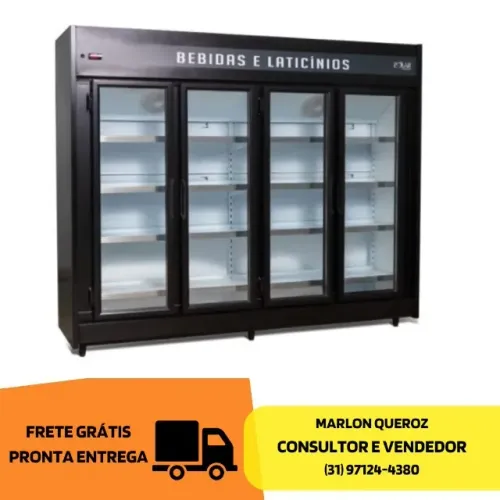 Freezer Auto Serviço 4 Portas Polar Novo