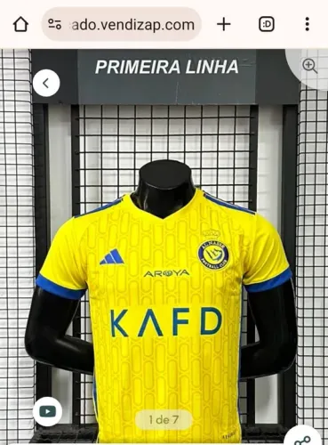 Camiseta Al Nassr - Tamanho M ao gg