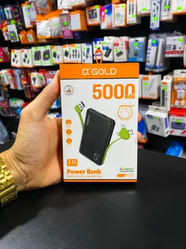 Carregador Portátil Qi'Gold 5000mAh