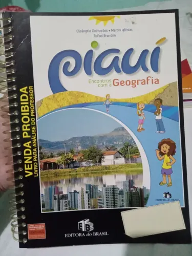 Livro Geografia Piauí - Encontros com a Geografia - Editora do Brasil do professor 