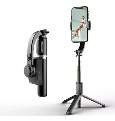Estabilizador Gimbal Q08 para Celular com Controle Bluetooth