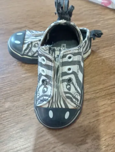 All Star Converse Infantil Zebra Divertido Tam:20