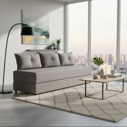 Sofá cama 3 lugares 