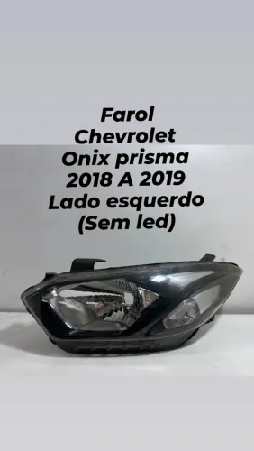 Farol Chevrolet Onix Prisma 2018-2019 - Lado Esquerdo original 
