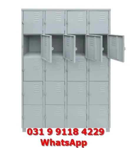 Roupeiro para Loja Vestiário Empresa com 20 Portas - Novo - Entrega Grátis