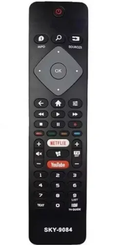 Controle remoto TV Philips 