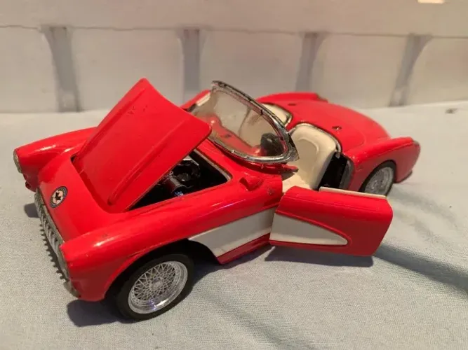 miniatura 1957 corvette - sunnyside diecast